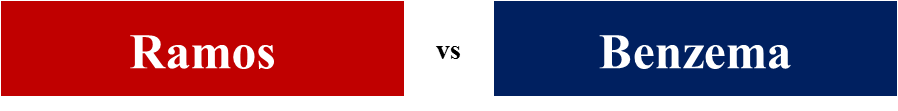 Sergio Ramos and Karim Benzema