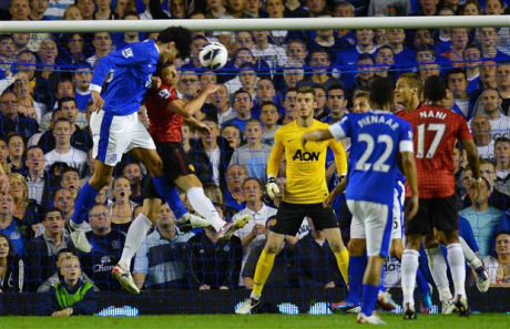 Marouane Fellaini Header vs United