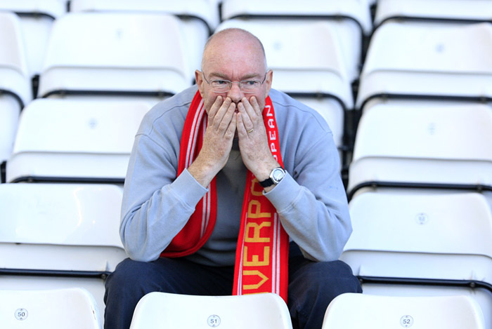 A Dejected Liverpool Fan