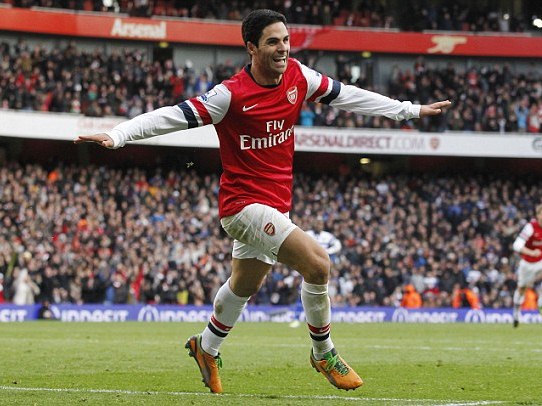 Mikel Arteta Winner Vs QPR