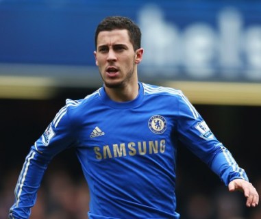 Eden Hazard Playing For Chelsea