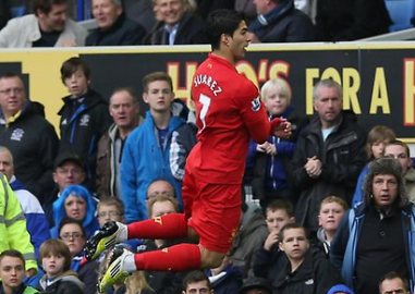 Luis Suarez Dive Celebration