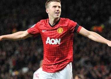 Michael Carrick Celebrating