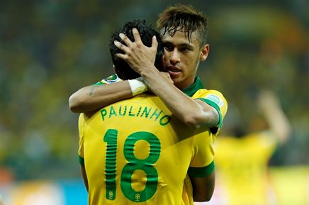 Brazil Progress, Cavani Finally on Target