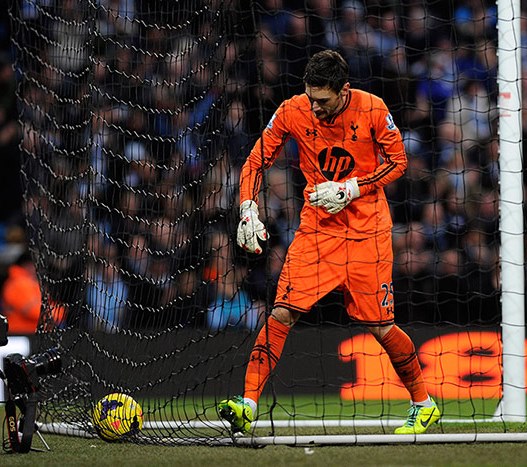 Hugo Lloris Man City v Spurs