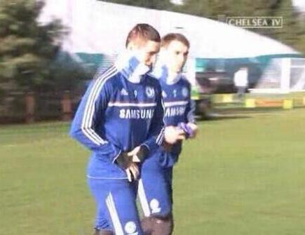 Torres Returns Training Chelsea