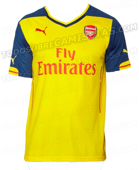 Arsenal Puma Away Shirt 2014-15