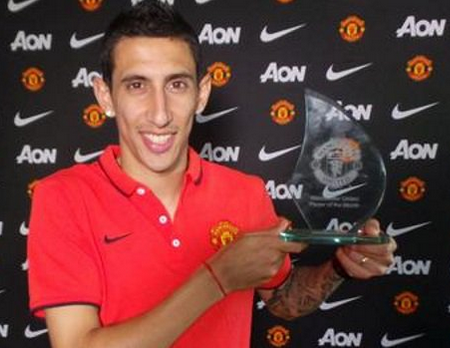 Angel Di Maria Player of Month Man United