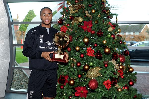 Raheem Sterling Liverpool European Golden Boy Award