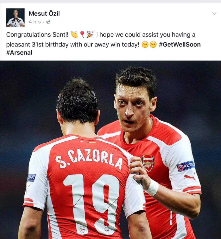 Ozil Santi Birthday