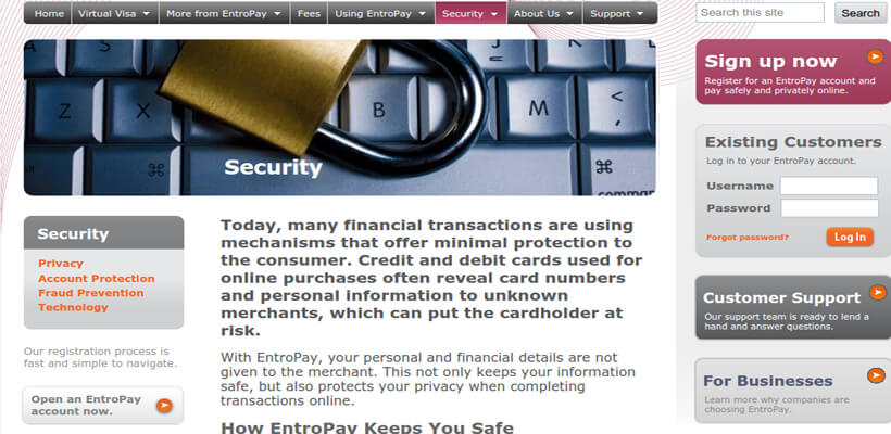 Entropay Security