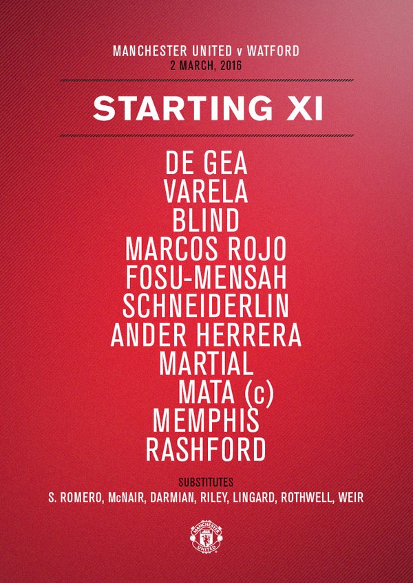 Manu XI vs Watford